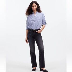 Madewell Washed Black Cali Demi Jeans (tall)